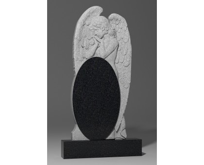Камень на могилу "Ангел без букета" 120 см
