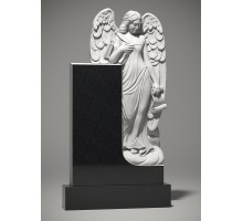 Монумент "Ангел стоя со свитками" 120 см